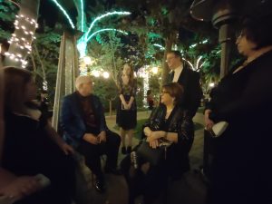 Visiting in the Gardens at WotF38