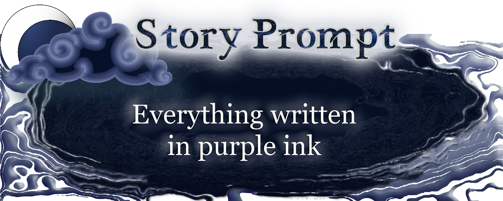 Author Jenna Eatough's Flash Fiction Story from writing prompt: Everything written in purple ink