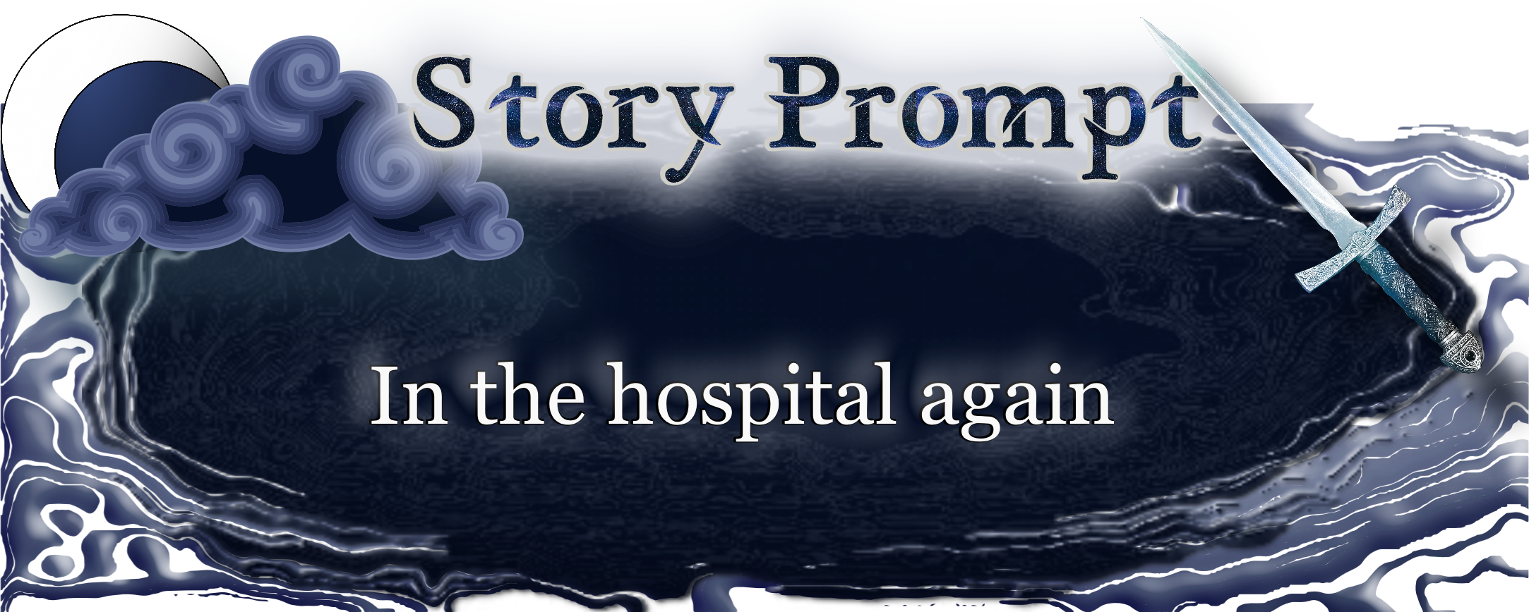 Author Jenna Eatough's Flash Fiction Story from writing prompt: In the hospital again