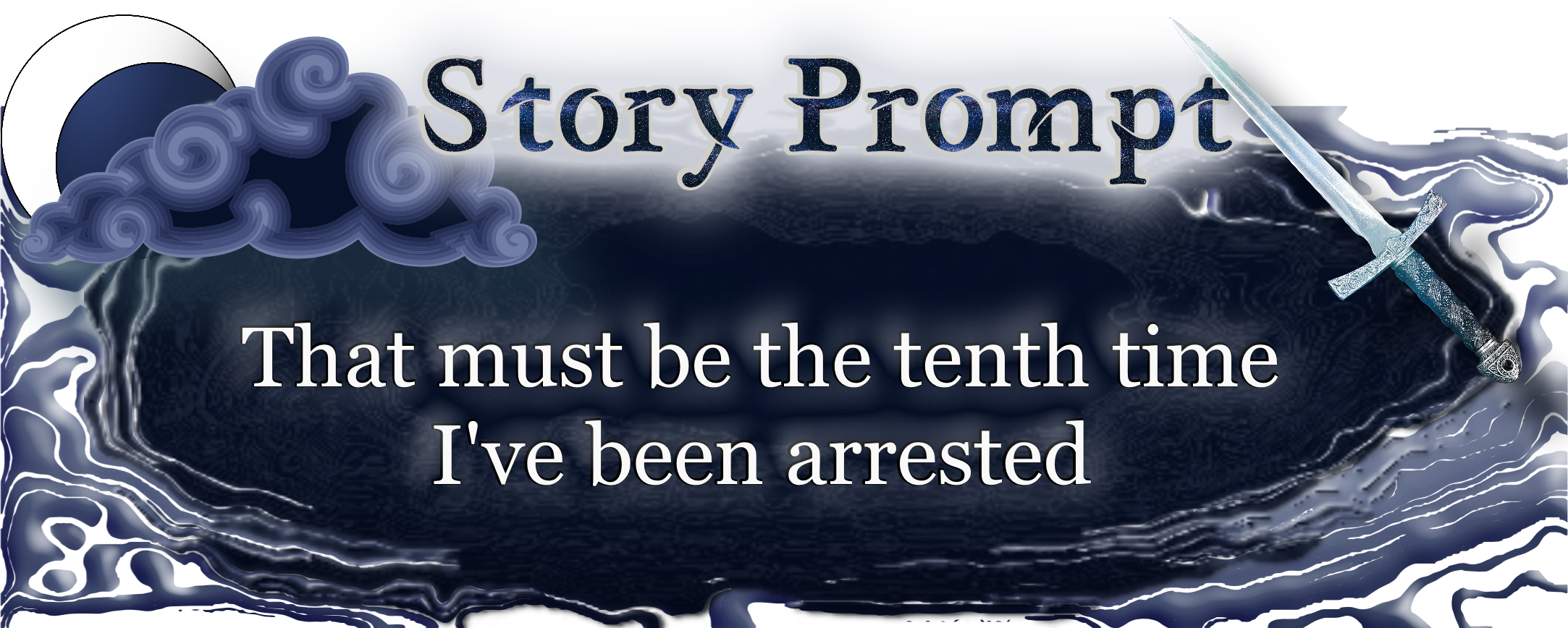 Author Jenna Eatough's Flash Fiction Story from writing prompt: That must be the tenth time I've been arrested