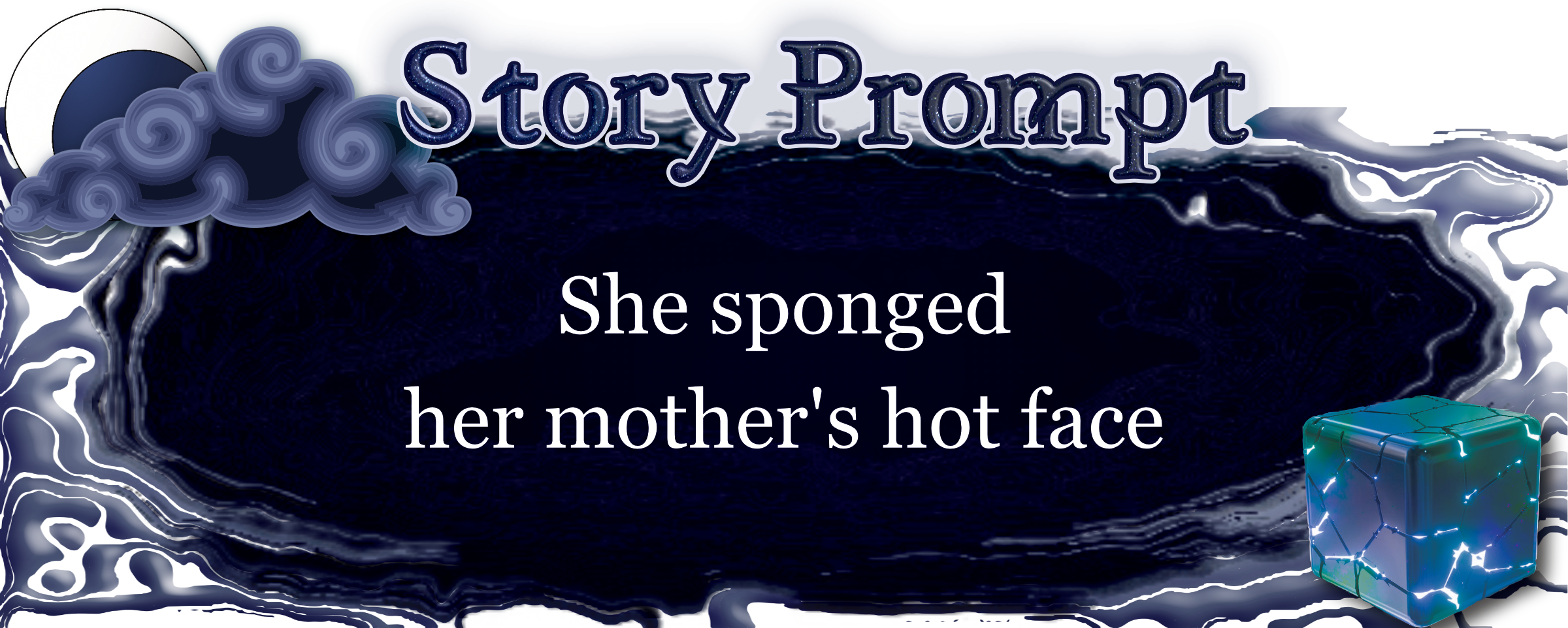 Author Jenna Eatough's Flash Fiction Story from writing prompt: She sponged her mother's hot face