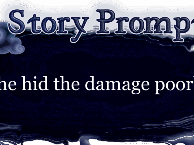 Author Jenna Eatough's Flash Fiction Story from writing prompt: She hid the damage poorly