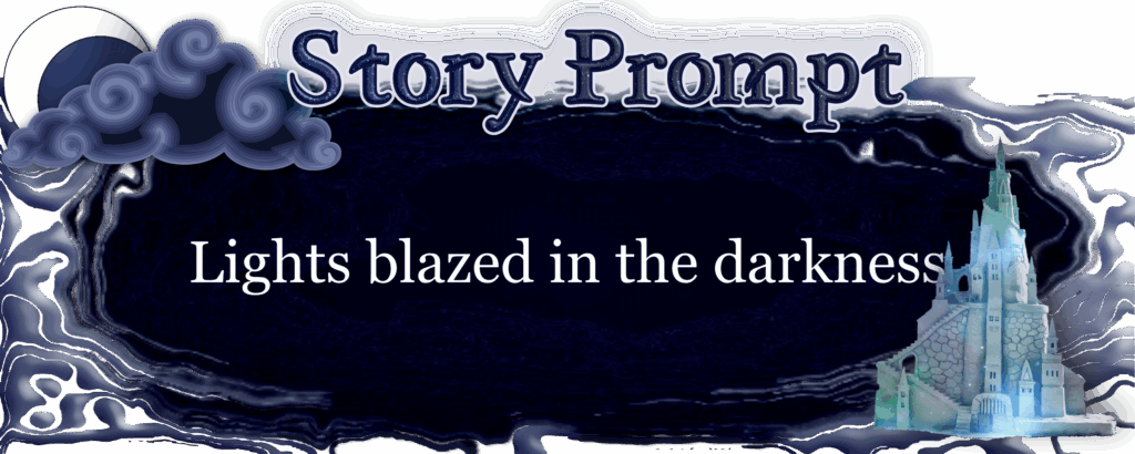 Author Jenna Eatough's Flash Fiction Story from writing prompt: Lights blazed in the darkness