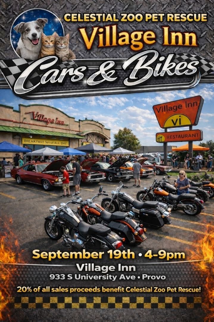 Author Jenna Eatough appearing at the Village Inn Car & Motercycle Event August 2026